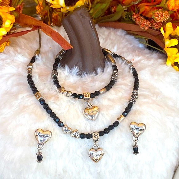 ♥️See new listing with correct earrings Brighton♥️ “LE ROUGE” Rare Jewelry set♥️ - Picture 9 of 10